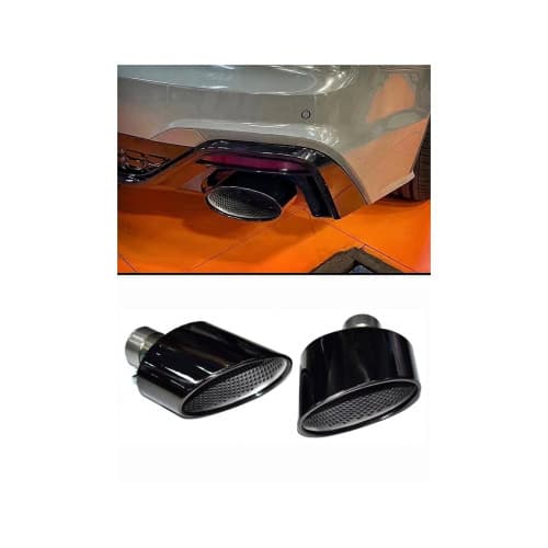 Ornament de toba compatibil Audi model tip RS Negru Cod: TY001BL 2