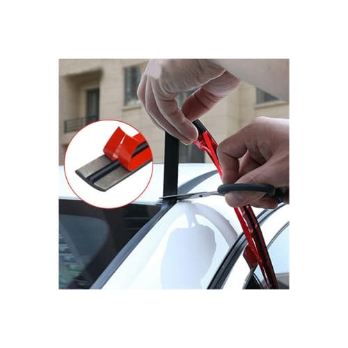 Rola ornament auto negru 8m x 40mm, Cod: 140A 3