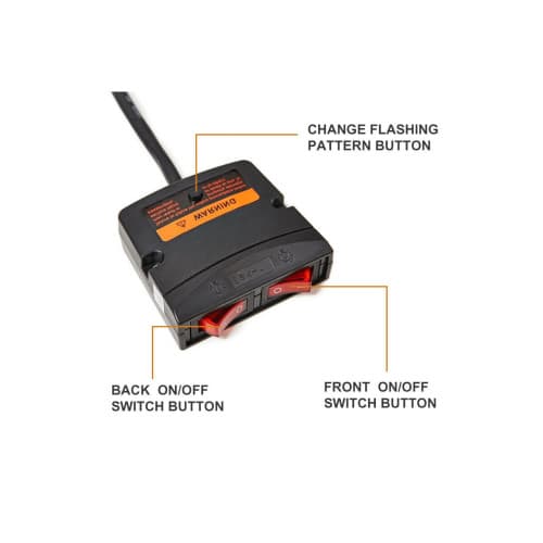 Rampa plafon LED culoare portocaliu 12-24V Cod: ART8400-88LED 2