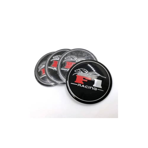 Set ornamente negre pentru capace jante 5cm Cod: LGT-003 2