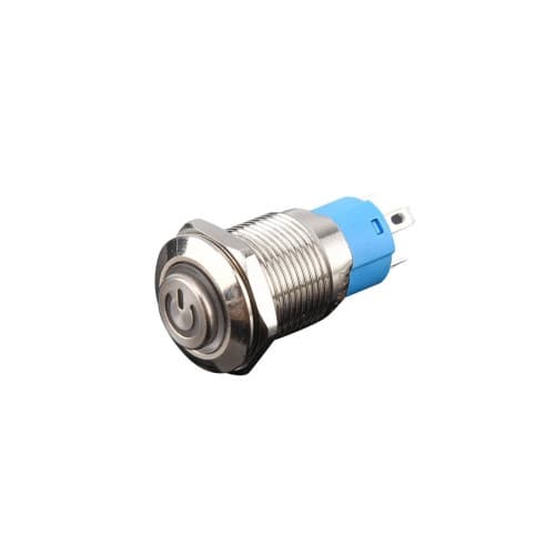 Buton din aluminiu 12V ,12mm Cod: TLB93