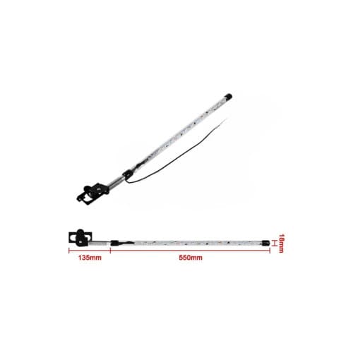 Antena ornament ATV / Offroad 60cm , LED RGB Digital Magic 12V cu aplicatie pe telefon bluetooth Cod: ZC-60M 2