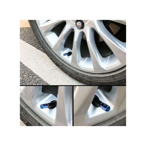 Set capace valve aluminiu albastru universale Cod: QMZ-01 2