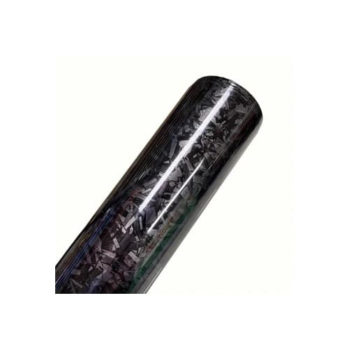 Rola folie auto autocolant Pet Premium carbon forjat lucios 1.52m x 18m cu tehnologie eliminare bule Cod: PET10160