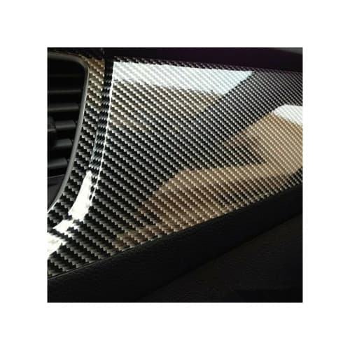 Rola folie auto autocolant Pet Premium carbon negru 1.52m x 18m cu tehnologie eliminare bule Cod: PET10085