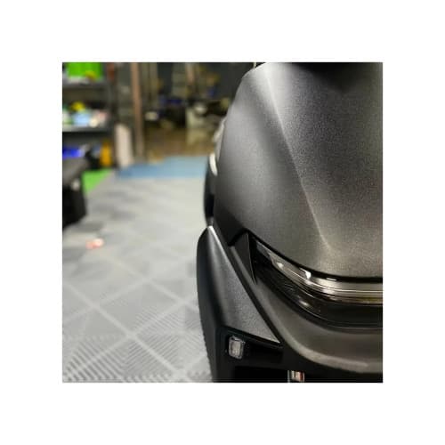 Folie auto autocolant PET premium negru mat texturat 1x1.52m Cod: SP1604N 2