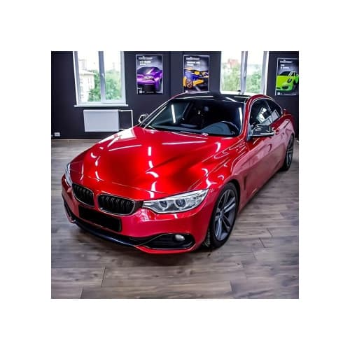 Folie auto autocolant PET premium rosu liquid metal cherry red 1x1.52m Cod: SP1026V 2
