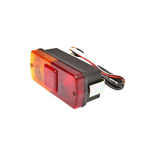 Lampa stop spate cu catadioptru rosu-galben 12 V Cod: DISCP54 3