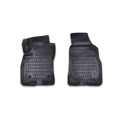 Covoare cauciuc tavita compatibile Fiat Doblo II pentru fata 2010-2021 Cod: A31-X129FR