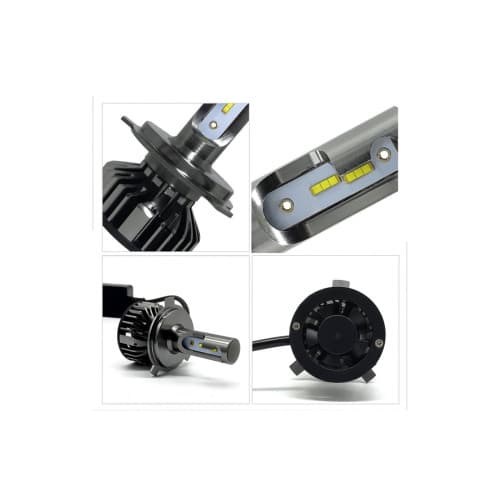 Set Bec H7 cu LED 72w CANBUS F2 10000lumen ,12-24V Cod: KRU024 2