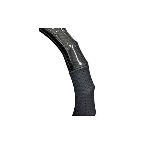 Husa volan imitatie piele si carbon marime M Cod: WK-1401 3