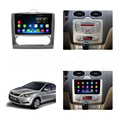 Rama Navigatie 9" cu cablaj si canbus compatibila Ford Focus II 2004-2011, AC Automat Cod: NV3055/ GR1 2