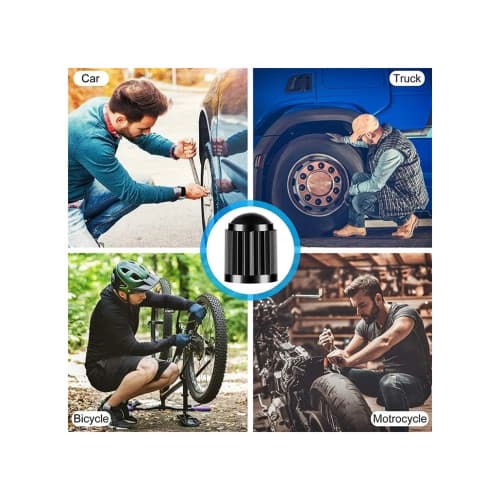 Set capace valve ventil plastic verzi auto universale Cod: QMZ-05 4