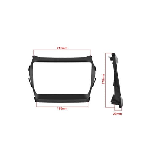 Rama Navigatie 9" cu cablaj si modul canbus compatibila Hyundai Grand Santa Fe 2012 - 2018 Cod: NV3077/ GR2 3