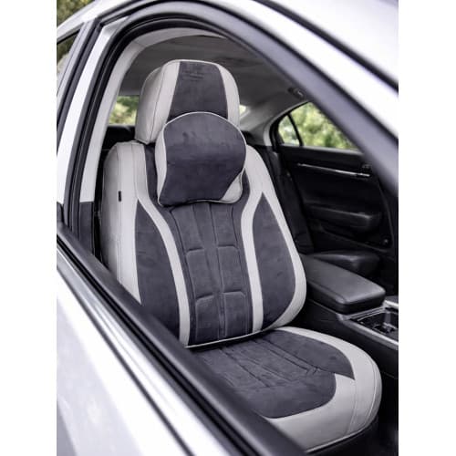 Huse scaune auto universale fractionate Premium 9D fata si spate gri gri antracit Cod: HNG1407-6 2