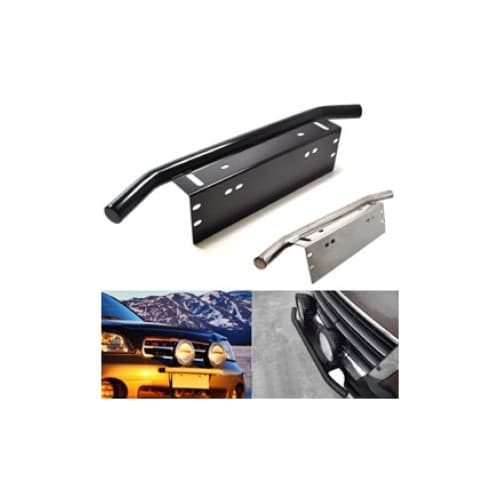 Bullbar universal cu suport de proiectoare Crom Cod: PJ016 2