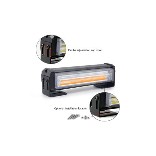 Lampa LED Stroboscopica De Avertizare, Galben, Flash, cu Controler, 12V Cod: HAL277 2