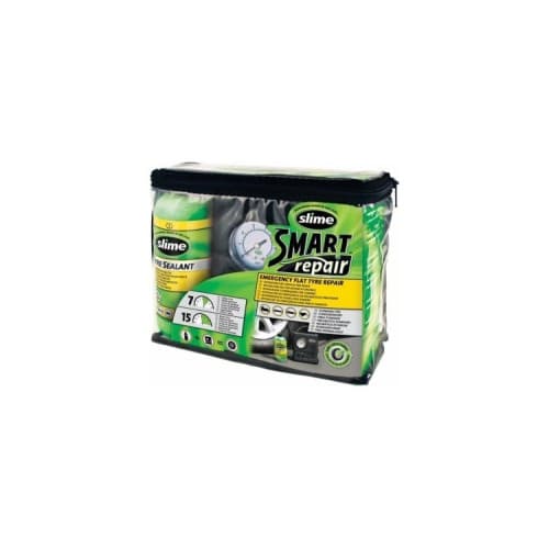Kit pentru pană cu soluție de reparație anvelope Slime și Compresor 473ml Cod: 1500282