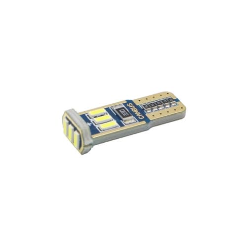 Set 2 becuri auto LED T10 9SMD 4014 12V CANBUS lumina alba Cod: JSUN43 2