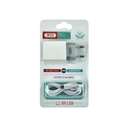 Incarcator retea USB 2.4A cu cablu Type-C Cod: XO-L65-NB103C 2