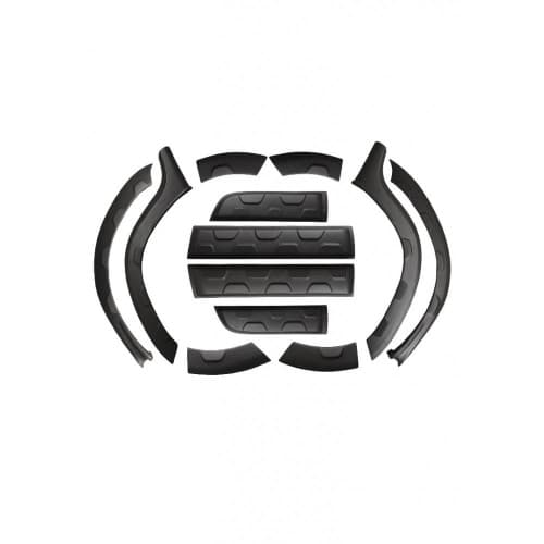 Set 12 protectii aripa si usa model offroad compatibil Dacia Duster I 2010-2017 Cod: DD200/203