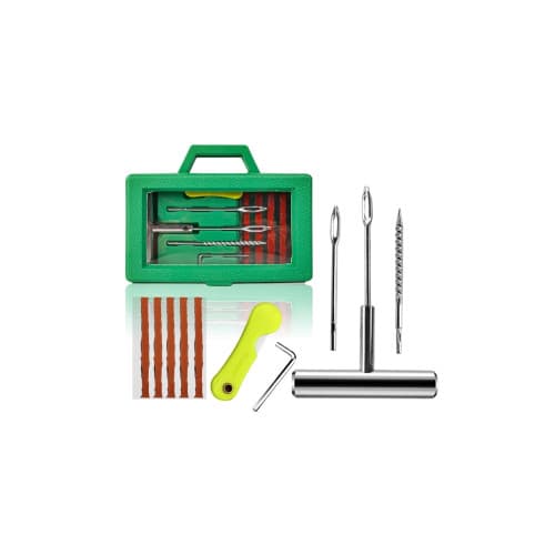 Set reparatie vulcanizare anvelope tubeless cu chei snururi si cutter Cod: TR542 2