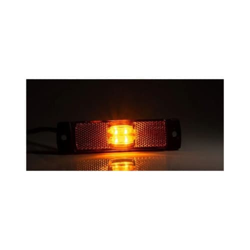 Lampa gabarit 100x32, LED, galbena, cu suport urechi, 12-36V, Fristom Cod: FT-017Z 4