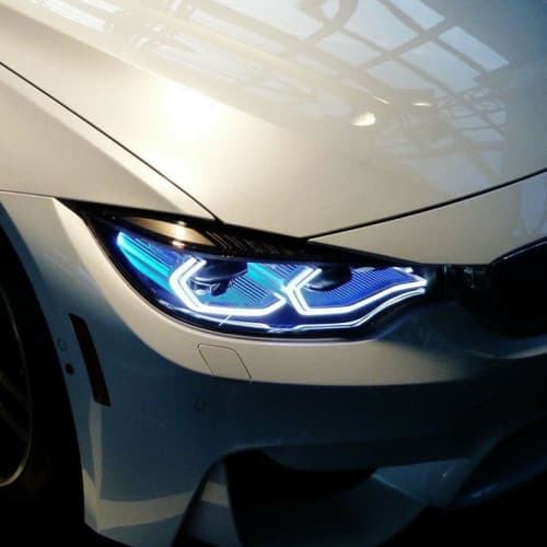 LED ANGEL EYES compatibil E90,E92,E93, F30 fara lupa. Lumina alb. Cod: LEDAE01 12V 2