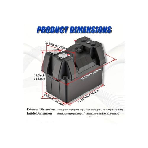 Cutie baterie multifunctionala cu terminale externe Cod: YJ-DCX79 4