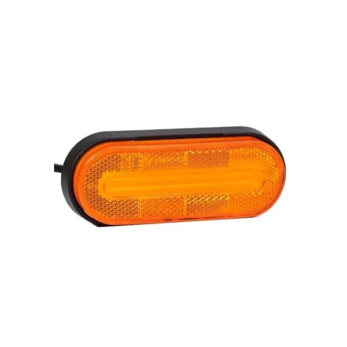 Lampa gabarit 124x51 LED galbena 12-36V Fristom Cod: FT-070Z