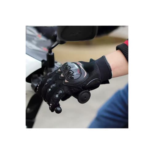 Manusi Moto, Atv,Bicicleta cu protectii, Marime universala, Negru Cod: 11371 2