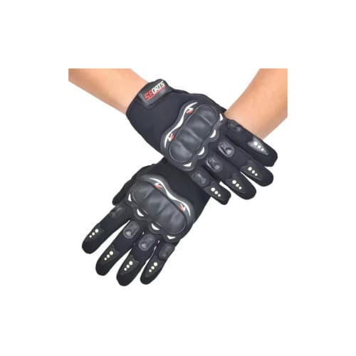 Manusi Moto, Atv,Bicicleta cu protectii, Marime universala, Negru Cod: 11371 3