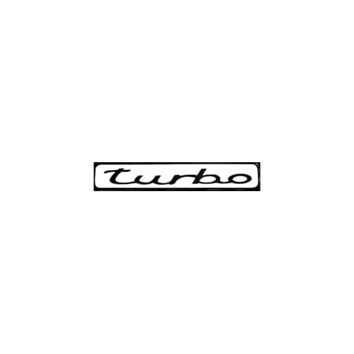 Abtibild Turbo auto alb decorativ pentru exterior si interior Cod: DZ-076