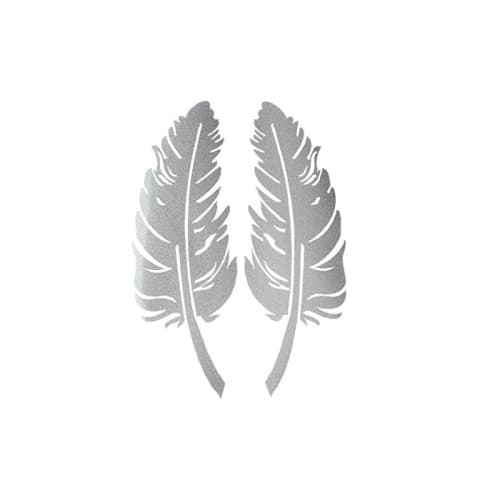 Abtibild Pana alb reflectorizant auto decorativ pentru exterior si interior Cod: DZ-072