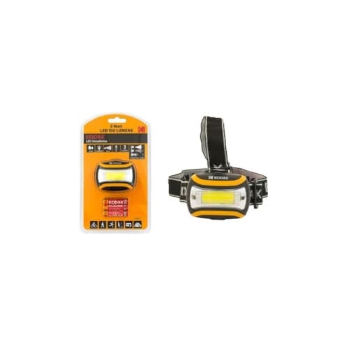 Lanterna frontala LED 3W, 150 lumeni, 3 moduri iluminat, Kodak Cod: 41386 2