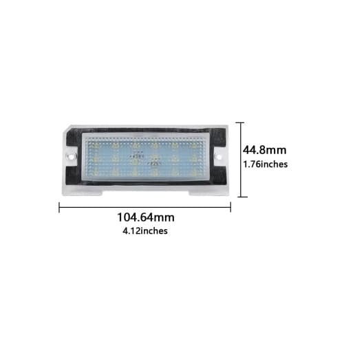 Lampa LED numar inmatriculare compatibila Land Rover Freelander I Cod: 72105 3