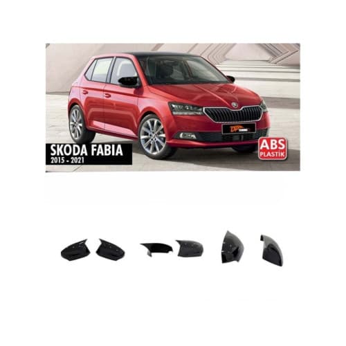 Capace oglinda tip BATMAN compatibile Skoda Fabia Mk3 2015-2021 cu semnalizare in oglinda Cod: BAT10133 / C581-BAT2
