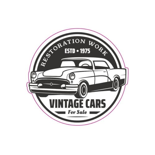 Abtibild TAG RETRO VINTAGE CARS Cod: TAG 017 / T2