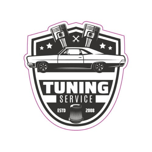 Abtibild TAG RETRO TUNING SERVICE Cod: TAG 019 / T2