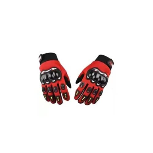 Manusi Moto, Atv, Bicicleta cu protectii, Marime universala, Rosu - Negru Cod: 11371 2