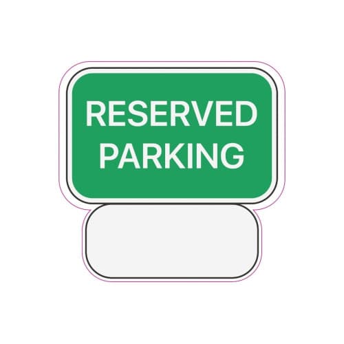 Abtibild "RESERVED PARKING" Cod: TAG 030 / T2
