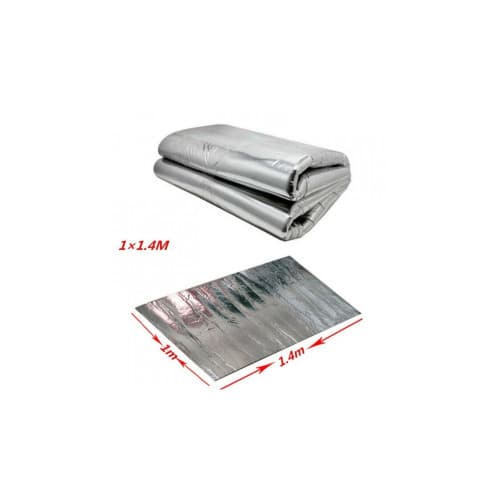 Insonorizant auto cu folie de aluminiu, adeziv, 6mm grosime, 1.4m x 1m Cod: 025-6