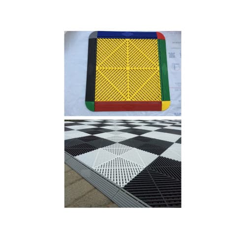 Margine pardoseala modulara tip mama PP 40x6x1.8cm garaj trafic intens Gri Cod: PM10020 4