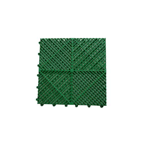 Pardoseala modulara ventilata PP 40x40x1.8cm garaj trafic intens Verde Cod: PM10006