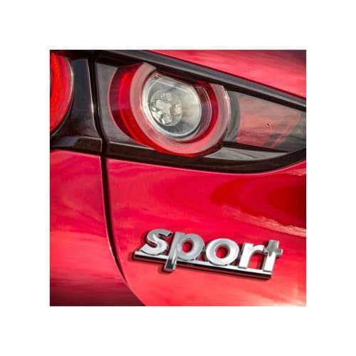 Ornament Sport crom auto universal 11x3.2cm Cod: S02 3