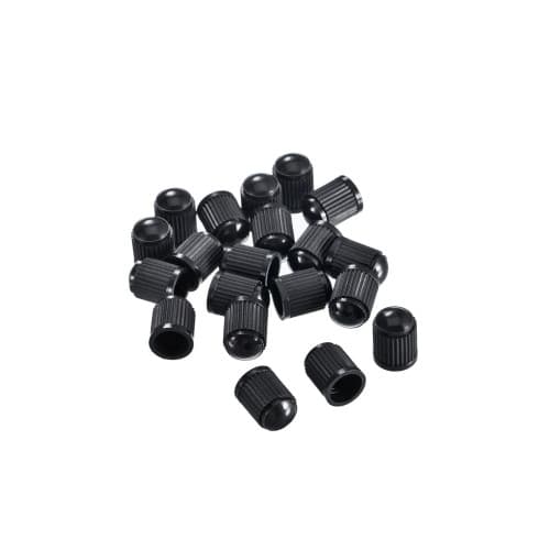 Capace valve plastic negre 100 bucati set Cod: MH-VC01 2
