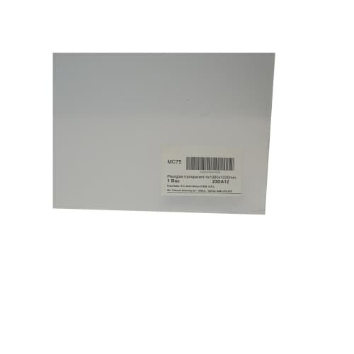 Placa plexiglas transparent 4x1220x1220mm Cod: DISMC75 2