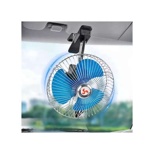 Ventilator auto rotativ 6" 12V cu prindere tip clema Cod: FST-V12106 3