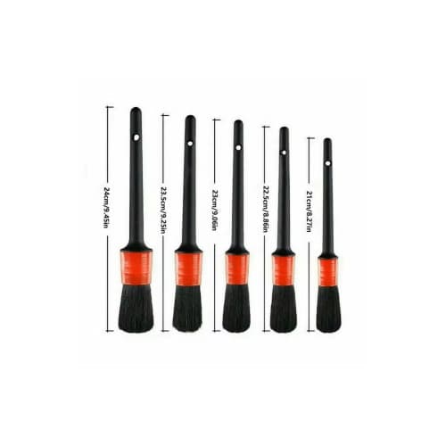 Set 5 pensule detailing pentru curatare interior auto Cod: PGP06 2