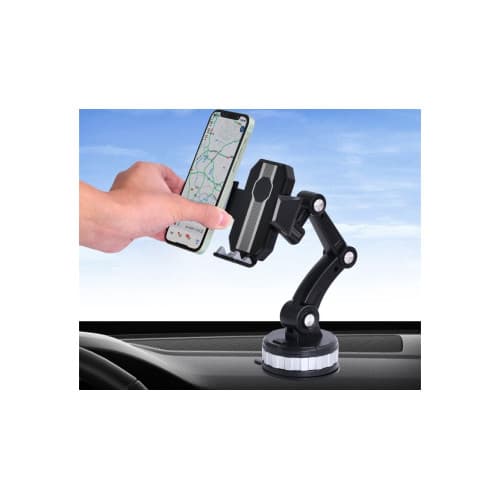 Suport telefon premium auto cu ventuza brat extensibil rotatie 360° Cod: FS-1923 4
